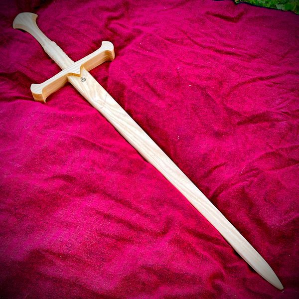 Hickory Anduril sword from the Squirely Arms line